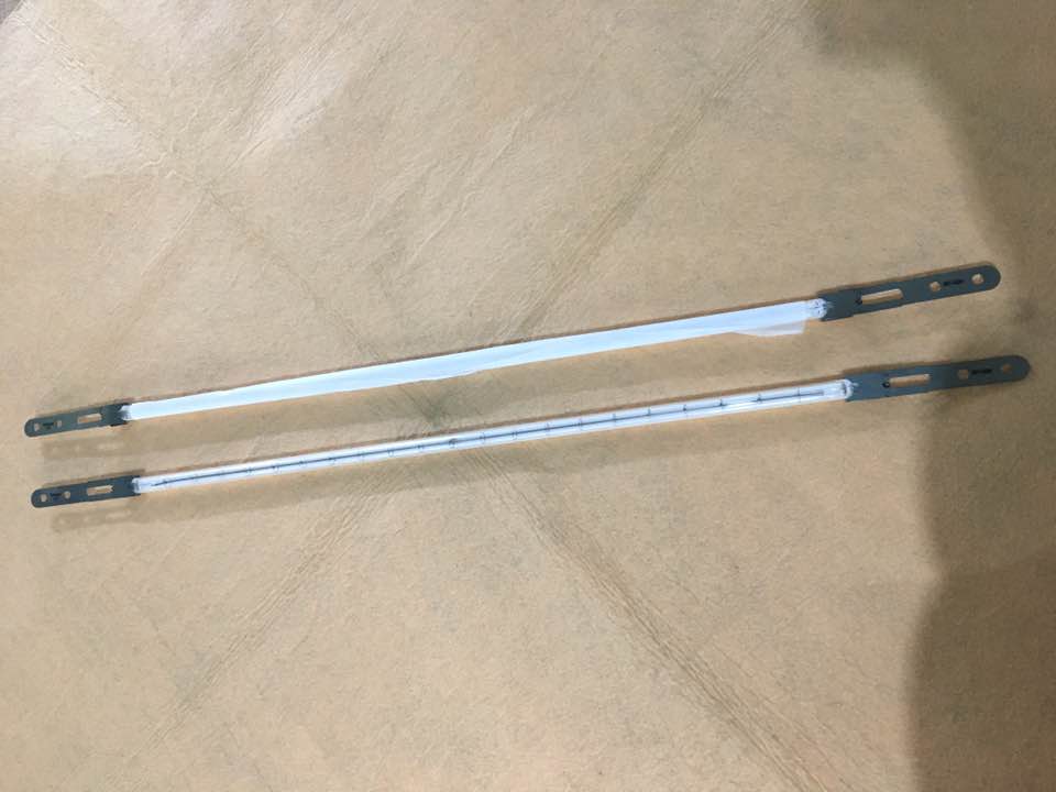 infrared halogen heating element