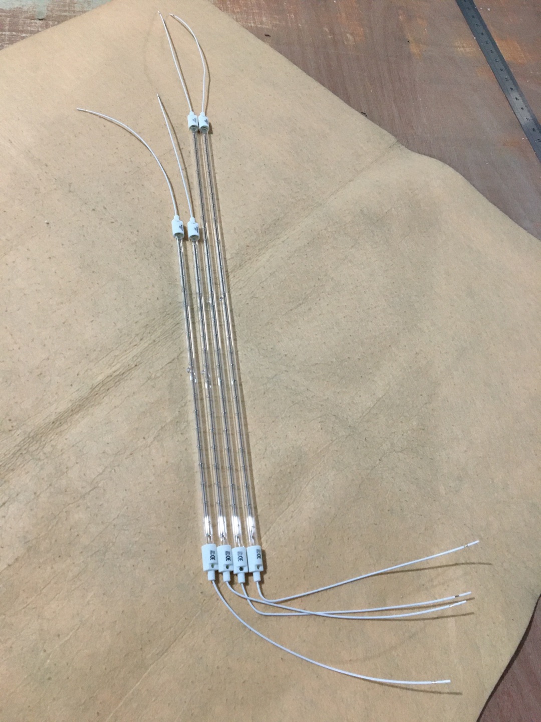 Short Wave Lamp 700mm 220v 1200w Clear Halogen Infrared Heating Lamp