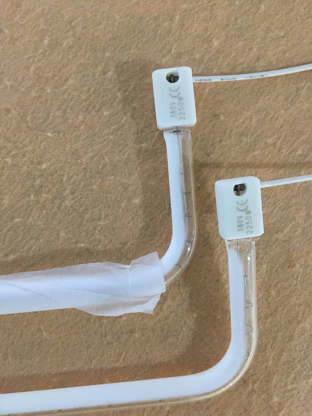 infrared heater parts halogen shortwave infrared lamp