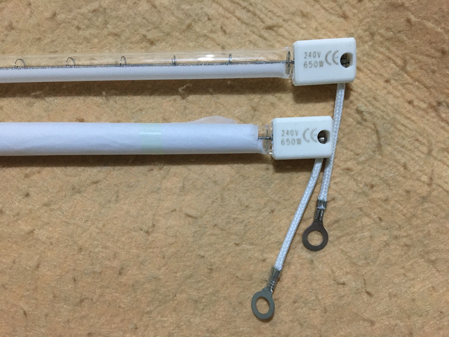 halogen heating element