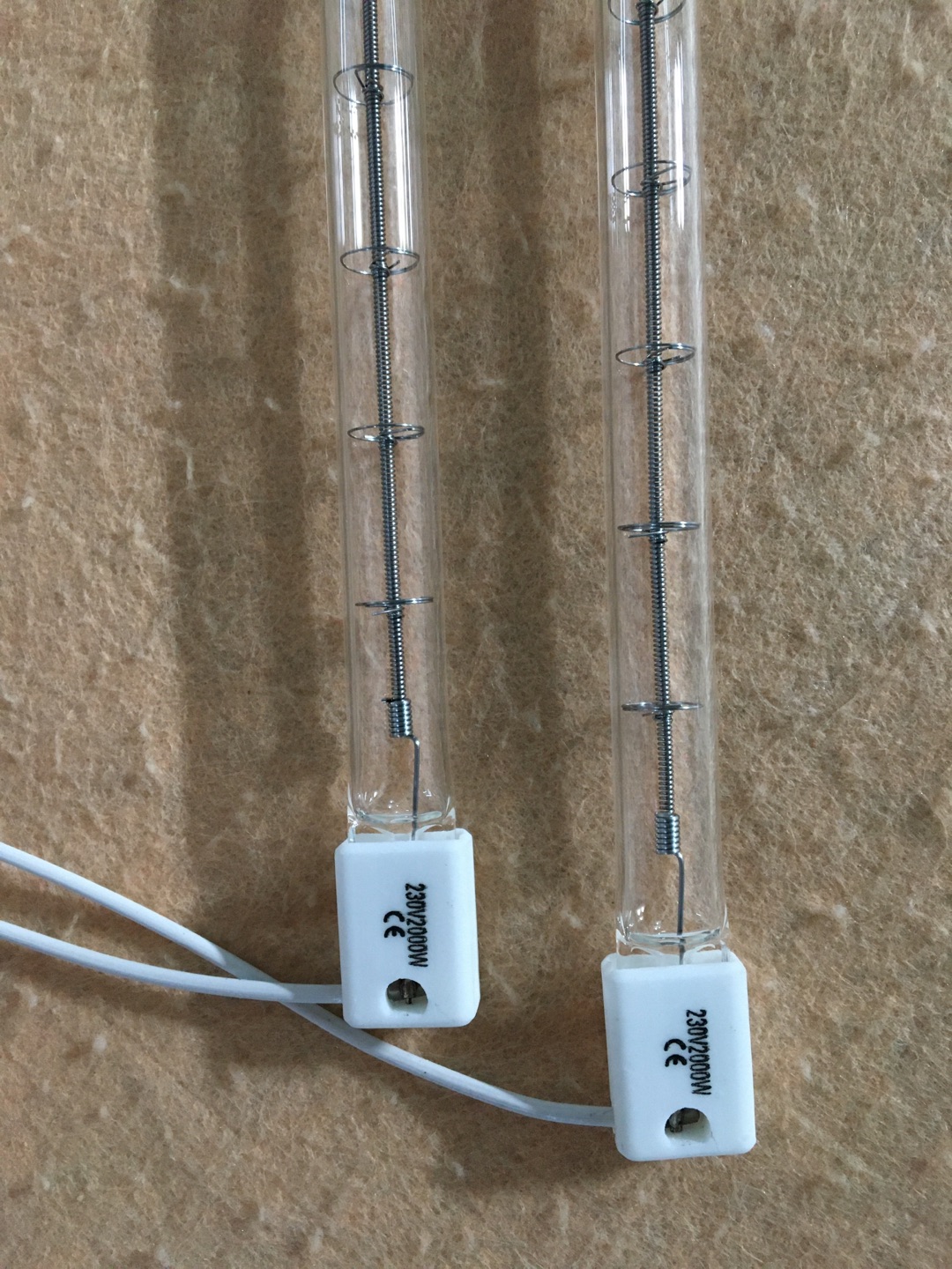 halogen heating lamp for pet blowing machine