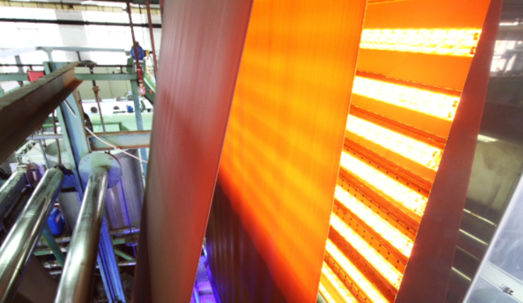Certified IR lamp textile