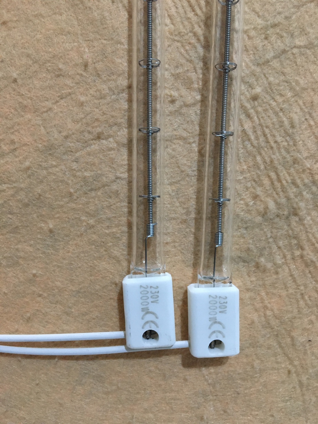 halogen tube infrared heating lamp for industrial heater tungsten heating lamp