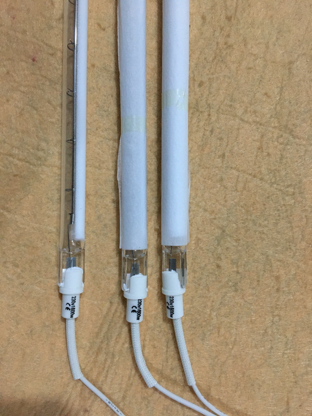 Short Wave Infrared Quartz Halogen Heating Tube for PET Blowing Machine